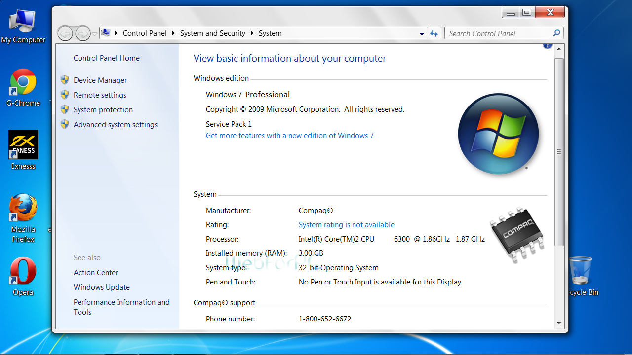Windows 7 64 bit service pack 1